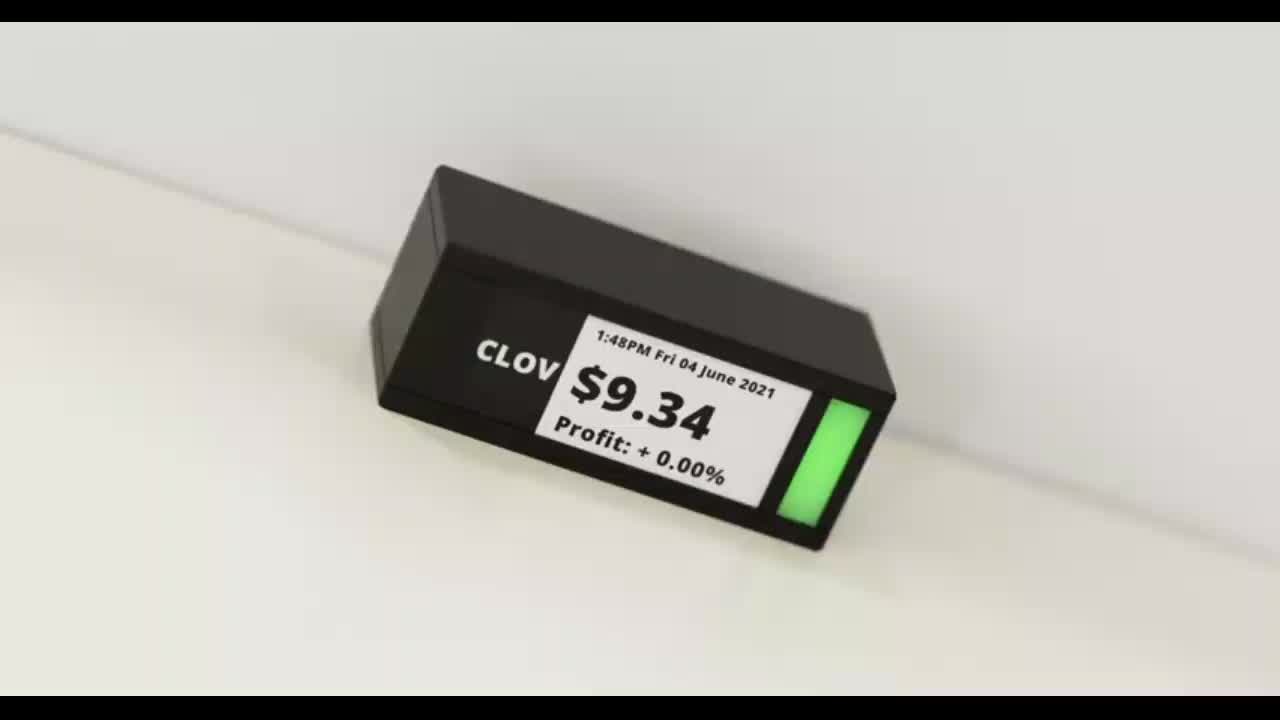TickrMeter A physical stock ticker on your desk | World top New Technologies | we love Technologies