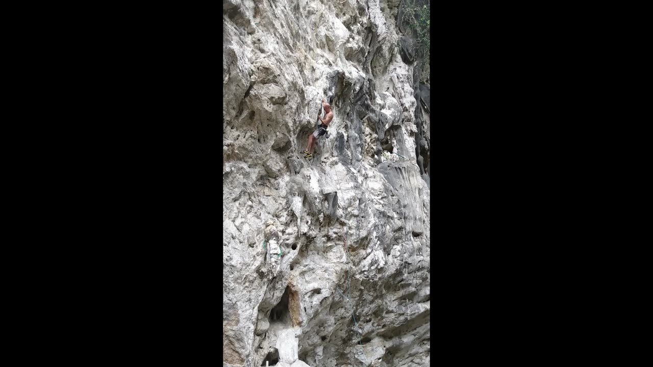 Godzilla Rock Climb 7b+