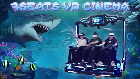 3Seats VR cinemas with various adventure, interactive and educational films.