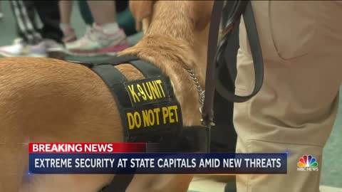 National Guard Deployed To State Capitols Ahead of Inauguration Day NBC Nightly News