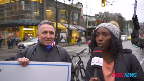 Protesters demand an end to PCR testing at B.C. rally