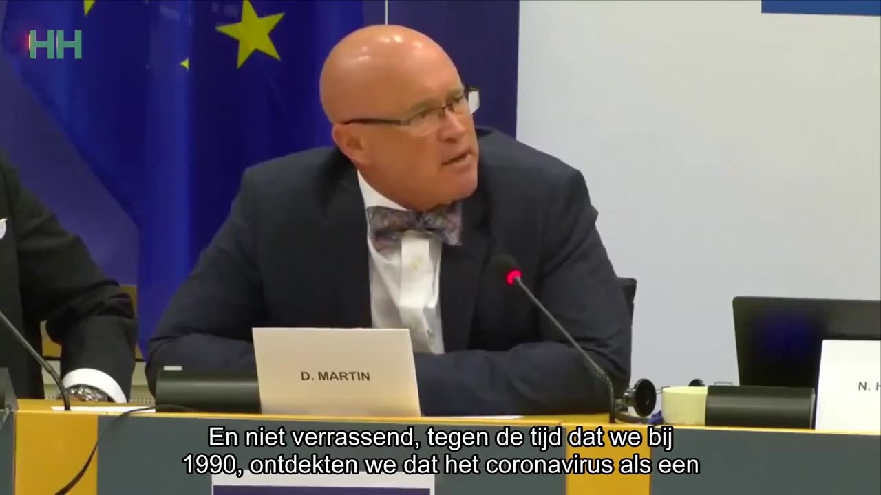 Dr. David Martin - EU speech about corona. European Parliament, Brussels (NL ondertiteling).