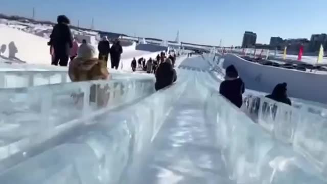 Ice sleep. It reminded me of the small days of my life