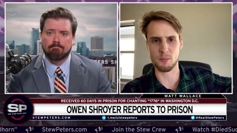 Owen Shroyer Now A Political Speech Prisoner: 60 Days In Prison For Chanting "1776" In Washington DC