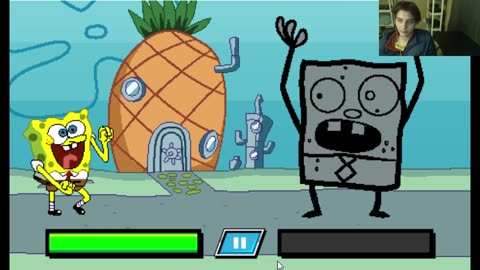 Try Not To Laugh Challenge 1 By Watching SpongeBob VS DoodleBob Nick's Not So Ultimate Boss Battles