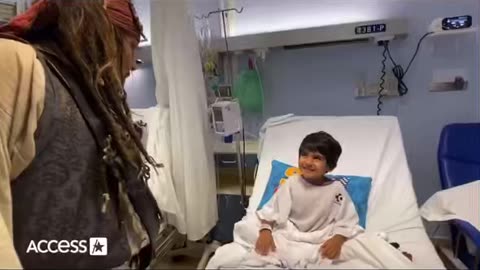 Johnny at the children Hospital in Spain