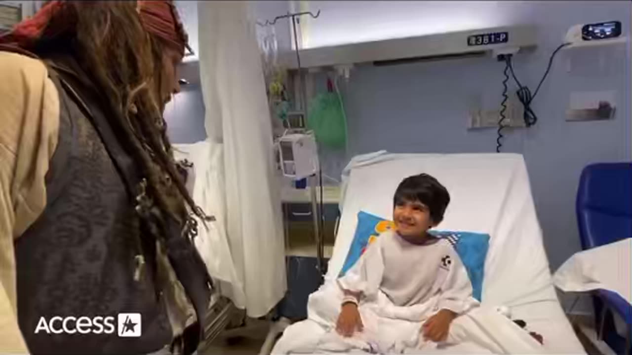 Johnny at the children Hospital in Spain