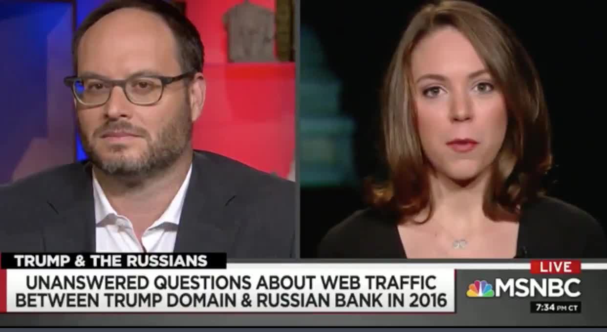 Natasha Bertrand and MSNBC still pushing Alpha Bank Hoax in 2018