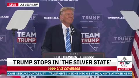 Trump Rally in Las Vegas Nevada