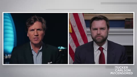 Tucker and JD Vance regarding Ukraine