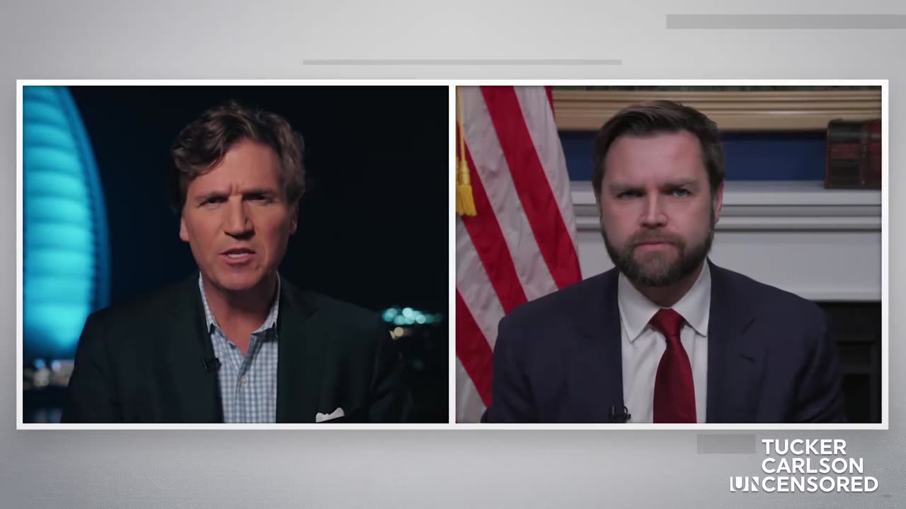 Tucker and JD Vance regarding Ukraine