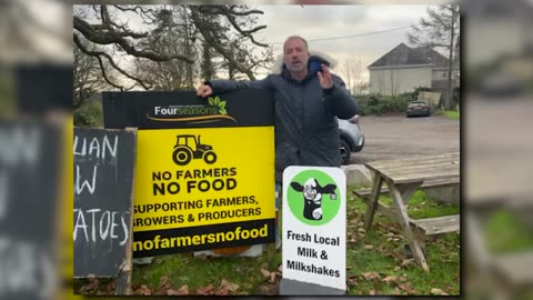 FARMER PROTEST: "We're going to be there on Tuesday 19th from 11 AM onwards" (Alan Miller)