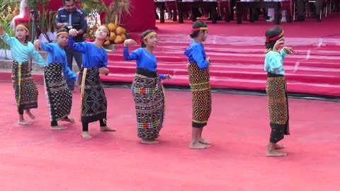 Girls dance performance, Flores