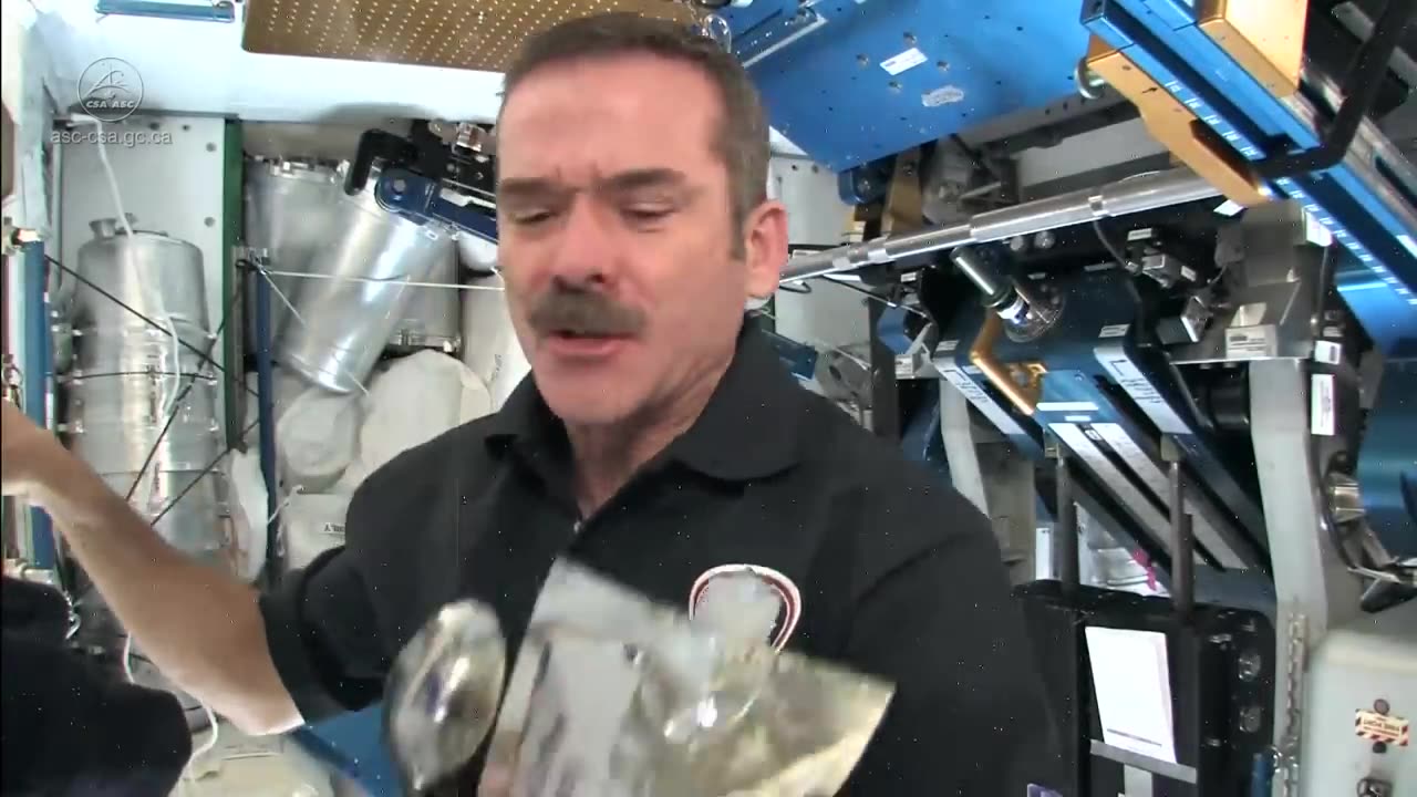 Having Dessert in space