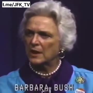 Barbara bush ... a tranny