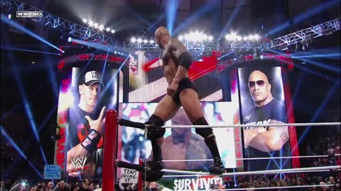 FULL MATCH - John Cena & The Rock vs. The Miz & R-Truth_ Survivor Series 2011