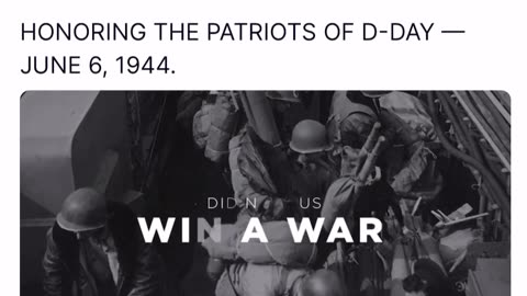 Honoring The Patriots of D-Day