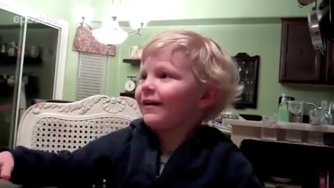 3-year-old tells terrible knock-knock jokes