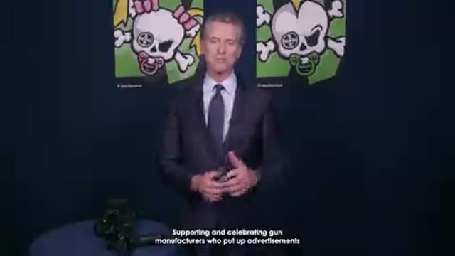 Gavin Newsom Explains How Dangerous AR-15s Are, Right Before He Points One at His Cameraman