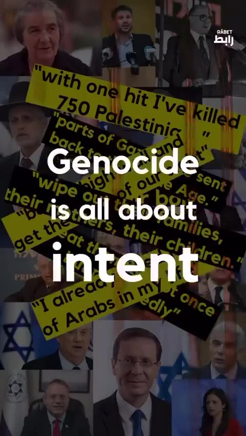 Genocide is all about intent