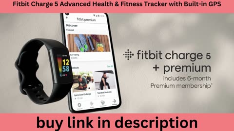 Fitbit Charge 5 Advanced Health & Fitness Tracker with Built-in GPS