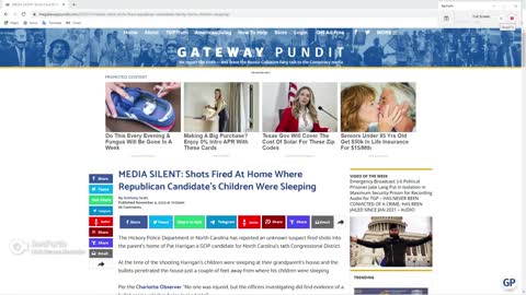 Crazy Lefty Shoots at GOP Candidate's Sleeping Childern