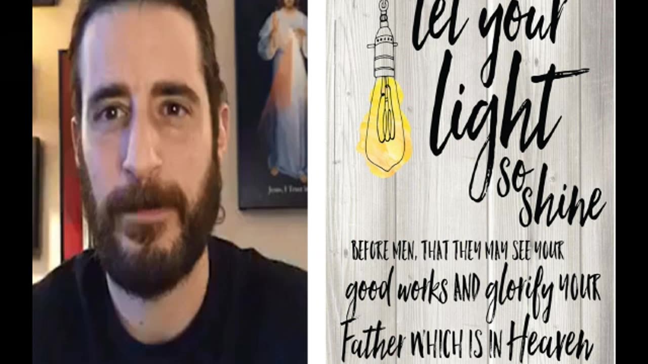 Jonathan Roumie speaks about letting your light shine so people can see God's Love in your life