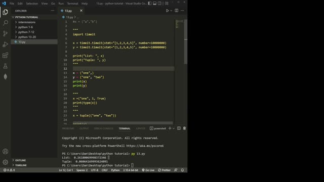 Intro to Python episode 14