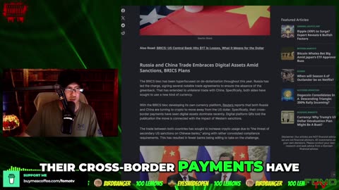 Fomocast Quick Byte ICYMI: BRICS Block Shifts Towards Digital Assets and Crypto Payments
