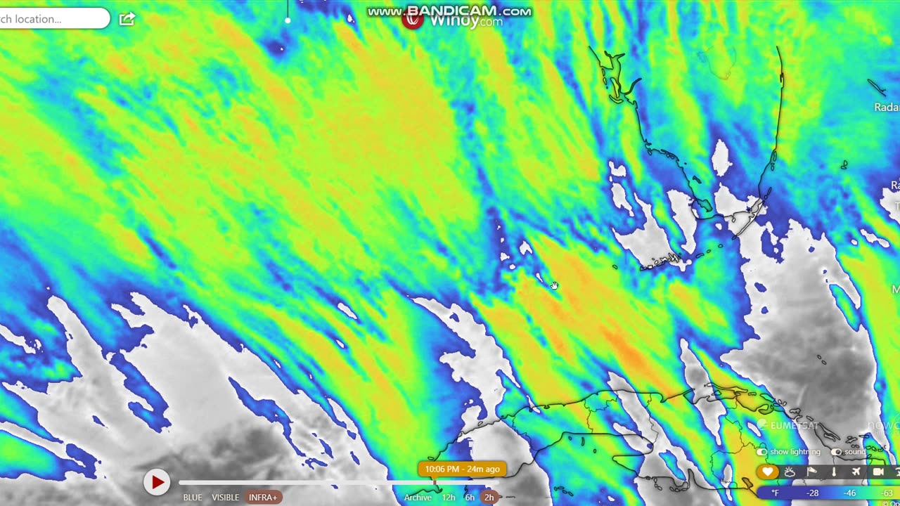 Very Unusual Signatures on the Infrared Satellite Imagery!