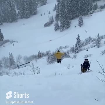The Most Epic Ski And Snowboard Crashes #shorts #ski #snowboarding Part 2!