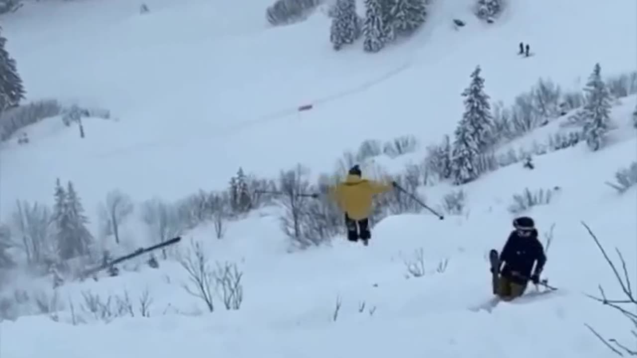 The Most Epic Ski And Snowboard Crashes #shorts #ski #snowboarding Part 2!