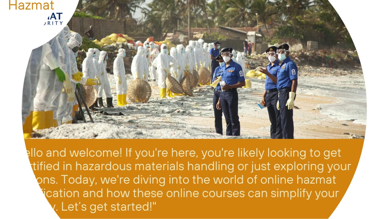 Online hazmat certification