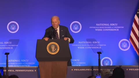BABBLING BUMBLING BIDEN is BACK, again