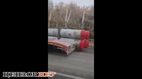 In Russia, during transportation, four missiles fell from a truck to the S-300 complex