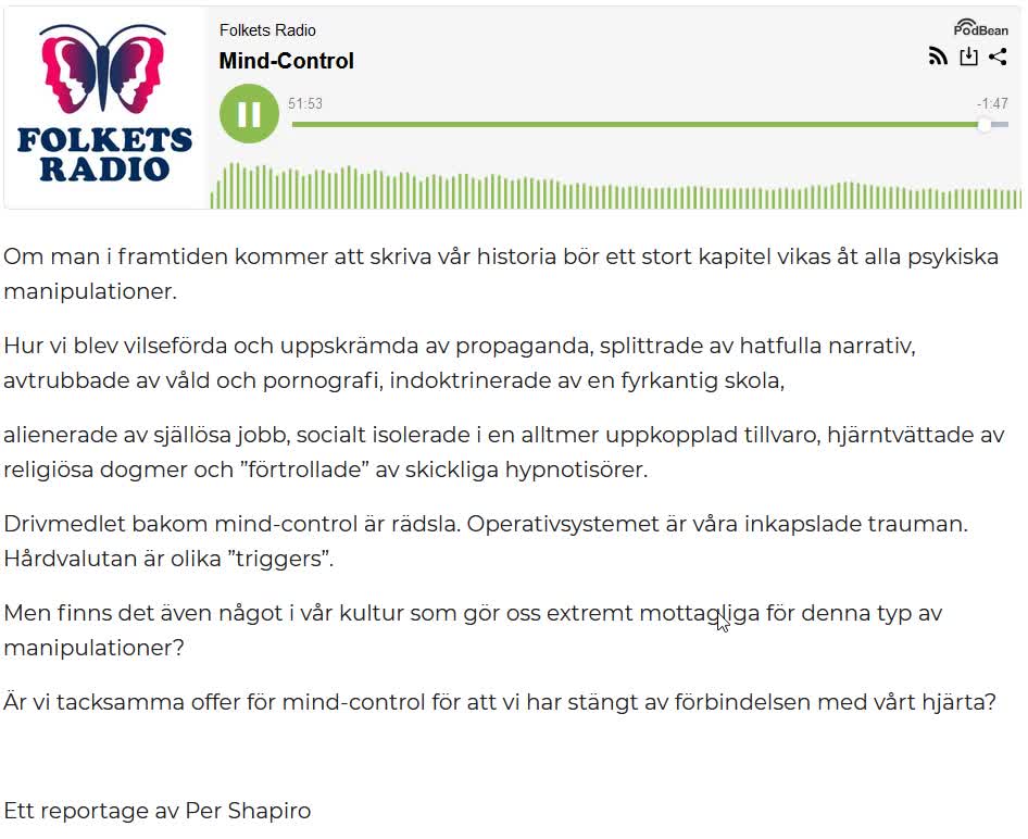 Per Shapiro - Folkets Radio