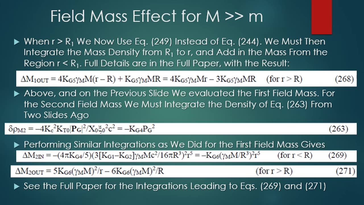 The Quantum Luminiferous Aether: Webinar J - Field Masses