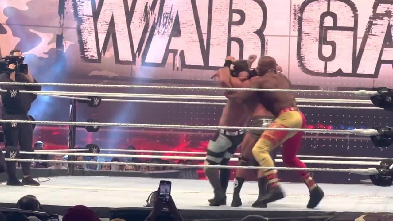 Austin Theory defeats Seth Rollins and Bobby Lashley - WWE Survivor Series War Games