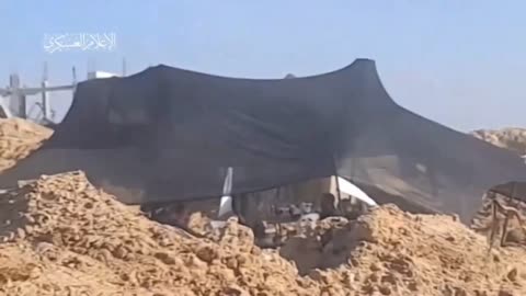 Al-Qassam Brigades shows how they monitor the IDF in tents