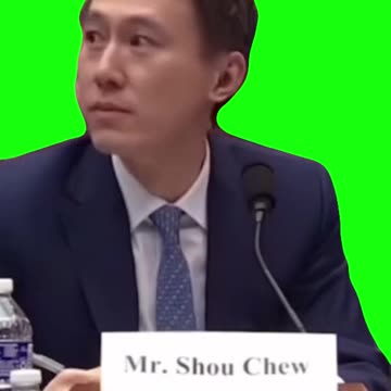 I'd Like To Direct Your Attention To The Screen | TikTok CEO | Green Screen