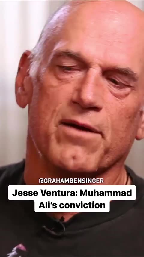 Jesse Ventura gets emotional while speaking on Muhammad Ali’s draft refusal #jesseventura