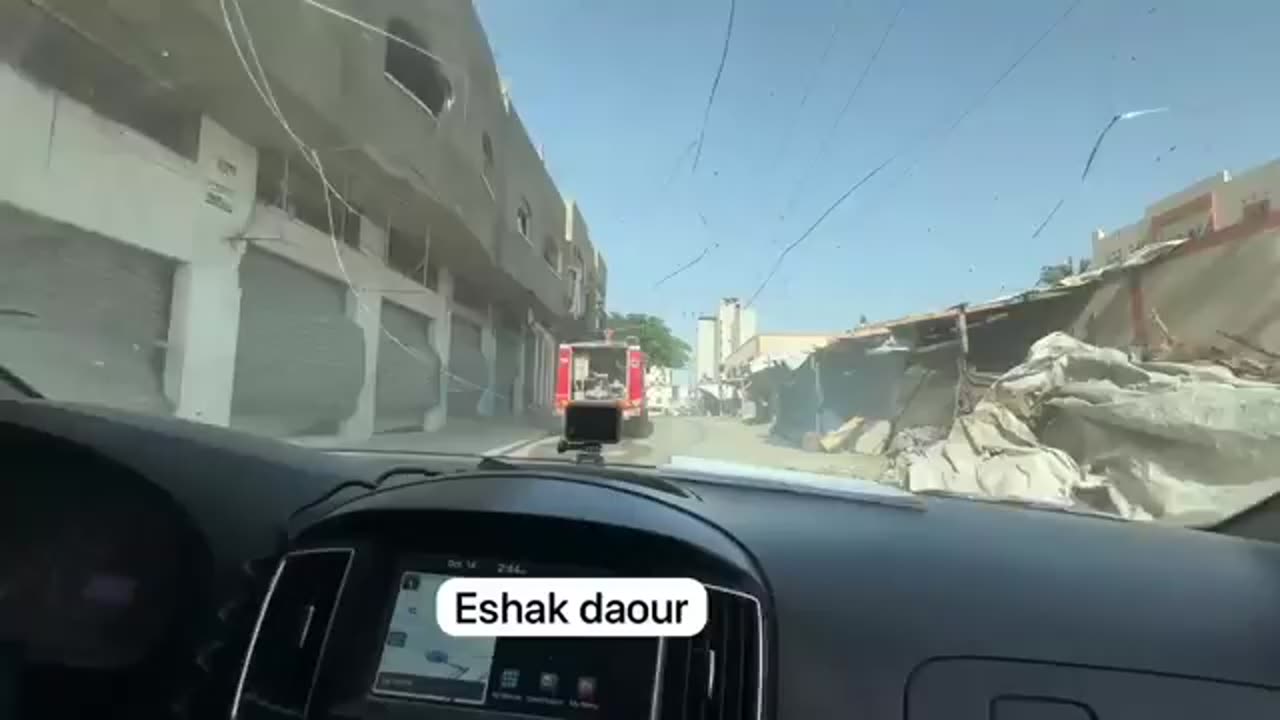 Footage shows the moment when Israeli artillery targeted a Palestinian ambulance