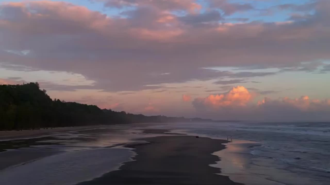 Cox Bazar Drone Shot - World Largest Sea Beach in Birds Eye