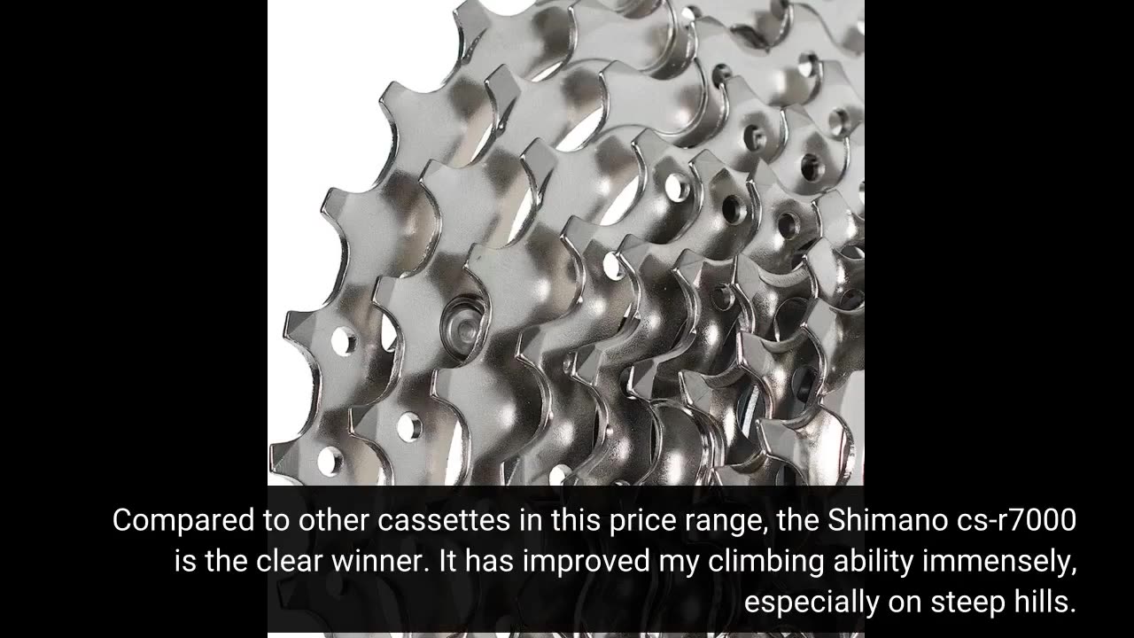 Honest Feedback: SHIMANO cs-r7000 Sprocket Cassette, Unisex Adult, Unisex-Adult