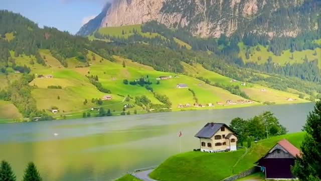 House at the Lake in Switzerland