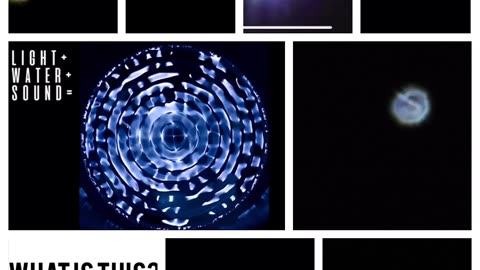 water, light and sound vibrations