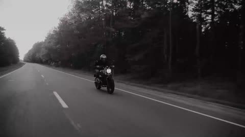 Eu minha moto e a estrada/Me my motorcycle and the road