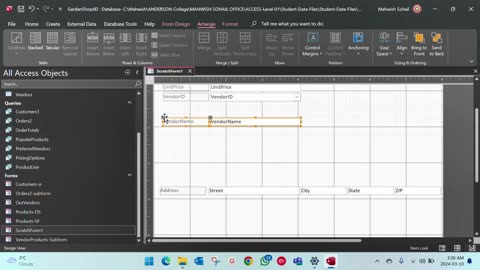 Access - Chapter 4 - Assessment 6