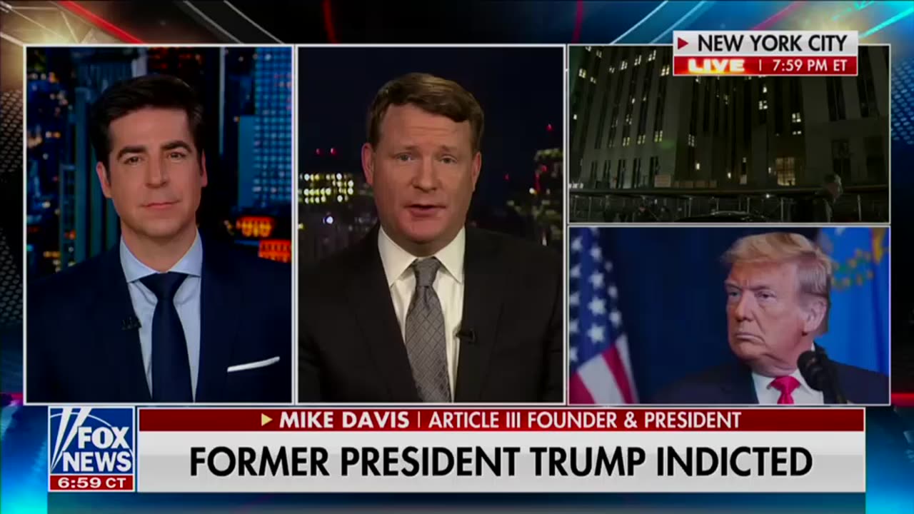 Mike Davis to Jesse Watters: "This is a Very Dangerous Place We're Going as a Country."