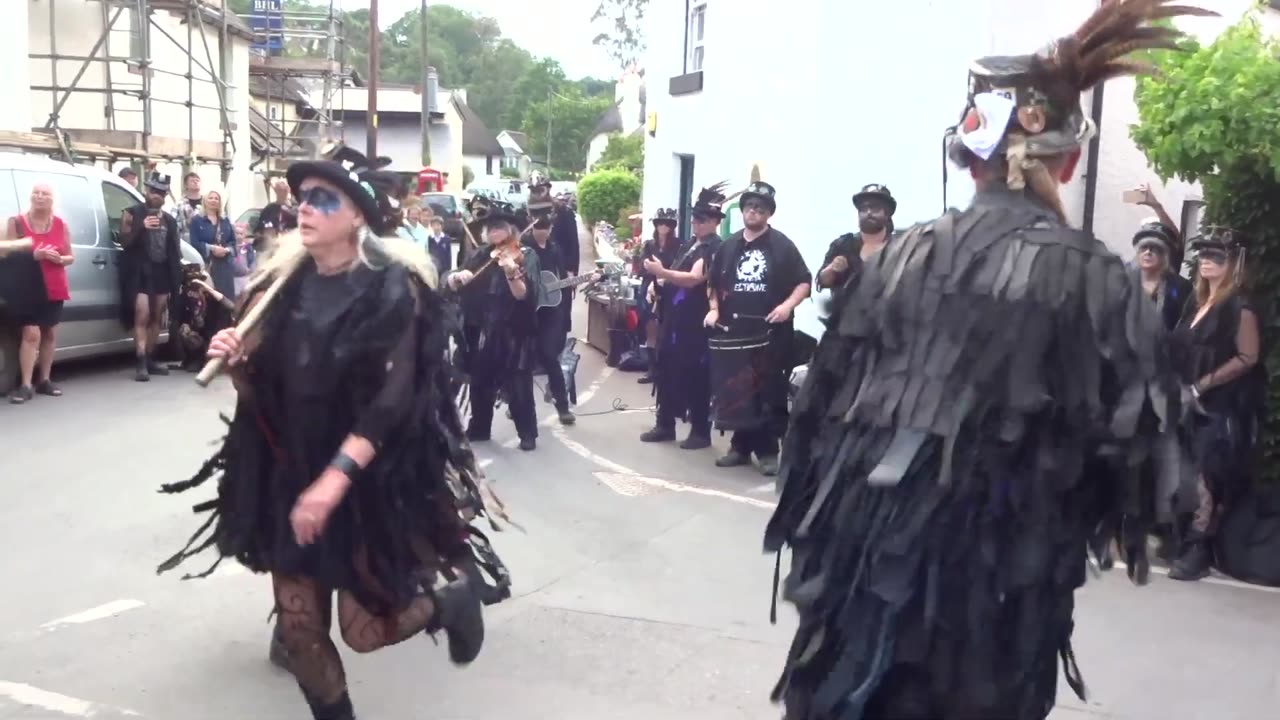 Beltane Border Morris - Stone Circle - Church House Inn 16 Jun 23